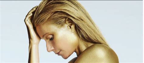 gwyneth paltrow naked|Gwyneth Paltrow poses nude in gold body paint to celebrate